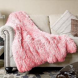 JONIYEAR Extra 2.8" Long Hair Fluffy Faux Fur Throw