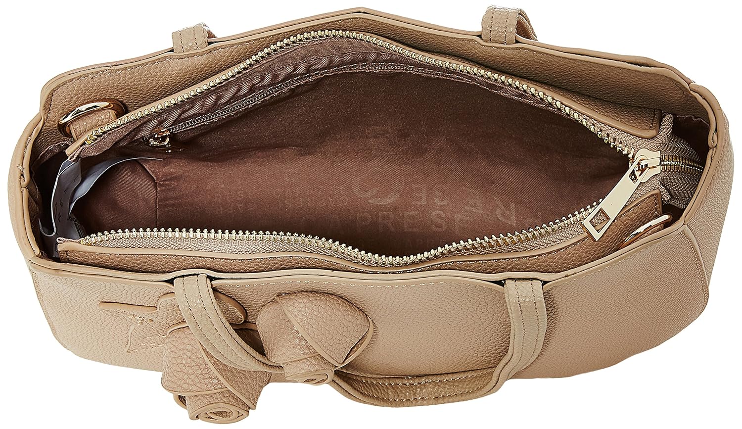 caprese mia women's satchel (beige) ()