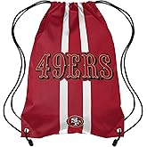 FOCO San Francisco 49ers NFL Team Stripe Wordmark Drawstring Backpack