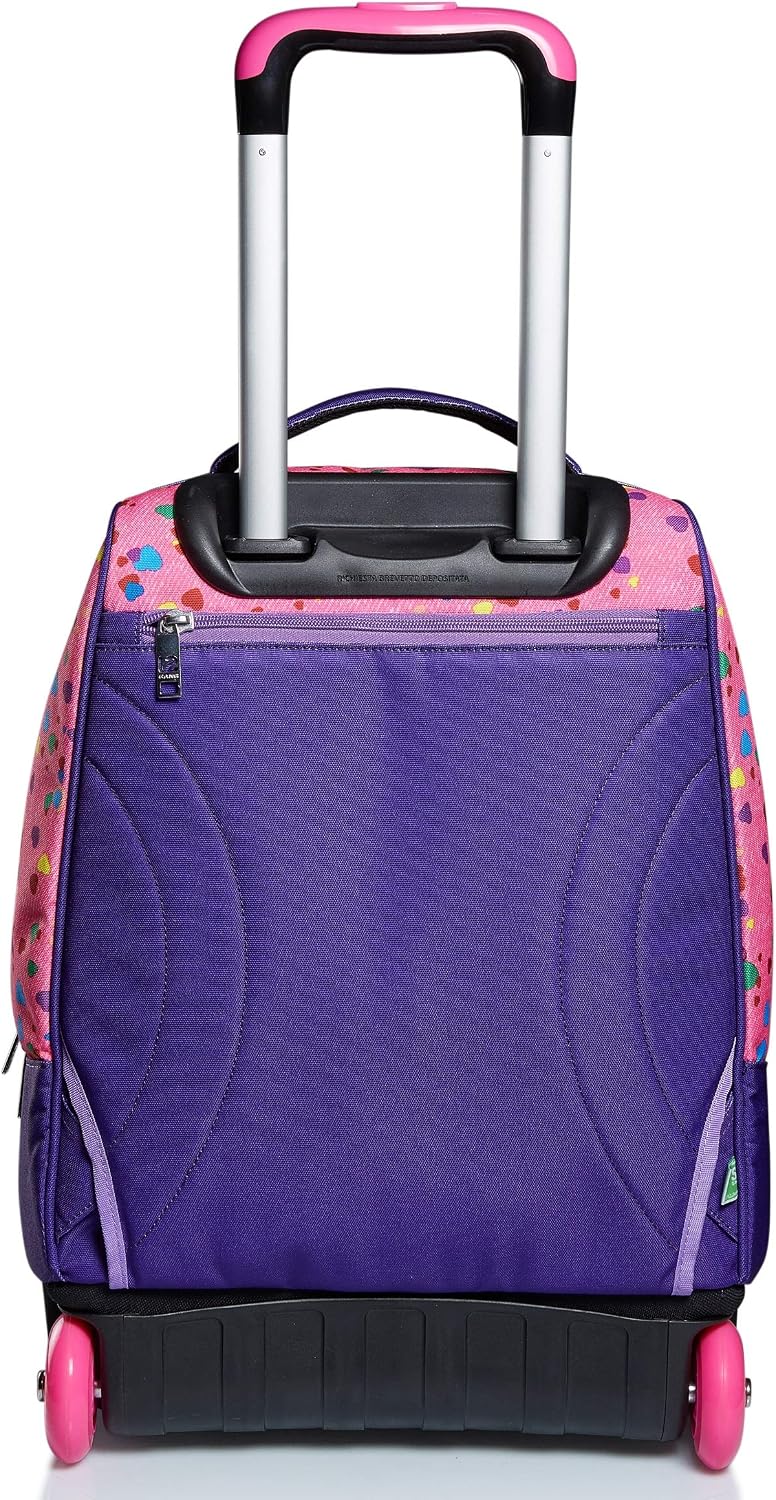 Facce da SJ Big Trolley SJ Gang Scuola \u0026 Viaggio 2 in 1 Zaino con  Cross-Over System Rosa Valigeria urban-earth.co.uk