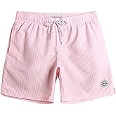 maamgic Mens 7 inch Mens Swim Trunks with Mesh Lining Quick Dry Board Shorts Mens Bathing Suits