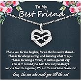 EPIRORA Gifts for Mom Wife Sister Girlfriend Daughter Granddaughter Niece Friend, Love Knot Infinity Necklace Gift Ideas, Birthday Christmas Graduation Mothers Valentines Day Gifts for Women Girls