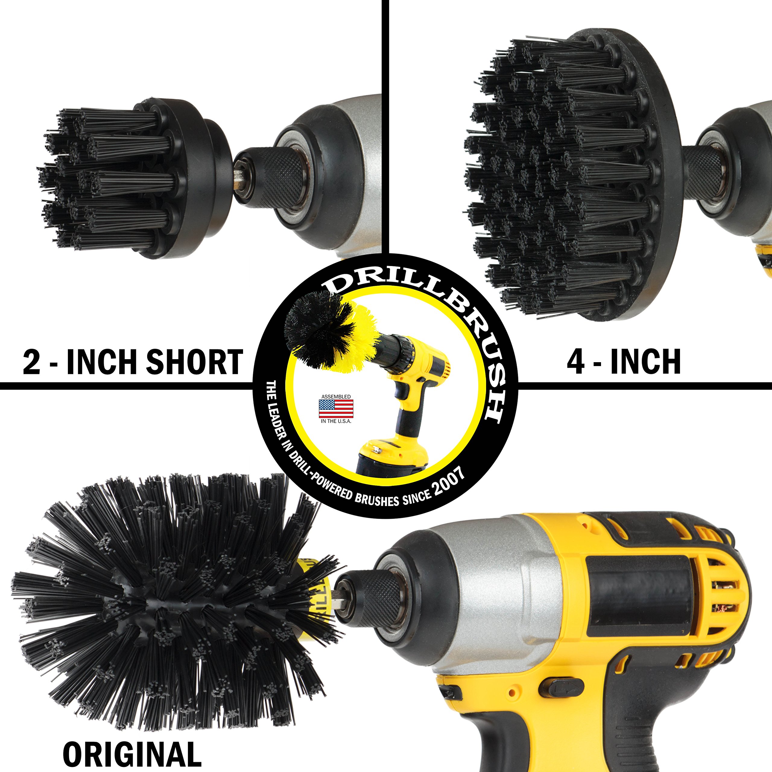 Cleaning Accessories - Industrial Brush - Baked on Food Remover - Electric Smoker - Smokers and Grills - Drill Brush - BBQ Cleaning Kit - Rust Remover - Hard Water, Calcium, Mineral, and Stain Remover