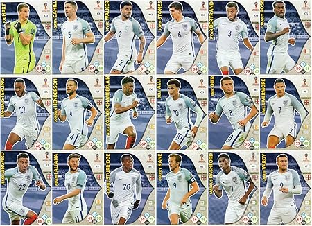 Amazon アドレナリン Xl Fifaワールドカップ 18 フルカード18枚 イングランドチームセット 100 117 トレカ 通販