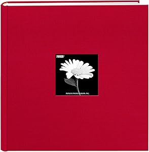 Pioneer Photo Albums Extra Large Capacity Photo Album, 500 Pocket 4x6, Red