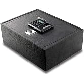 Viking Security Safe VS-14BL Top-Opening Biometric Drawer Safe | Heavy-Duty Fingerprint Access with 500 DPI Sensor, Anti-Pry Steel Body and Compact Storage for Home Valuables