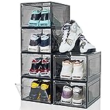 ZLLZUU Shoe Organizer Shoe Storage Boxes, 6 Pack