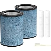 HP301 HP302 NeverChange Replacement Filter Compatible with Shark HP301/HP302 Air Purifier MAX Clean Sense Series HP200 HC502 