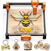 ACMER S2 Laser Engraver Machine, 4000mW Laser Cutter Engraving Machine | 0.01mm Precision, 300x300mm Working Area, for Wood, Acrylic, Leather, DIY Crafts &amp; Small Business