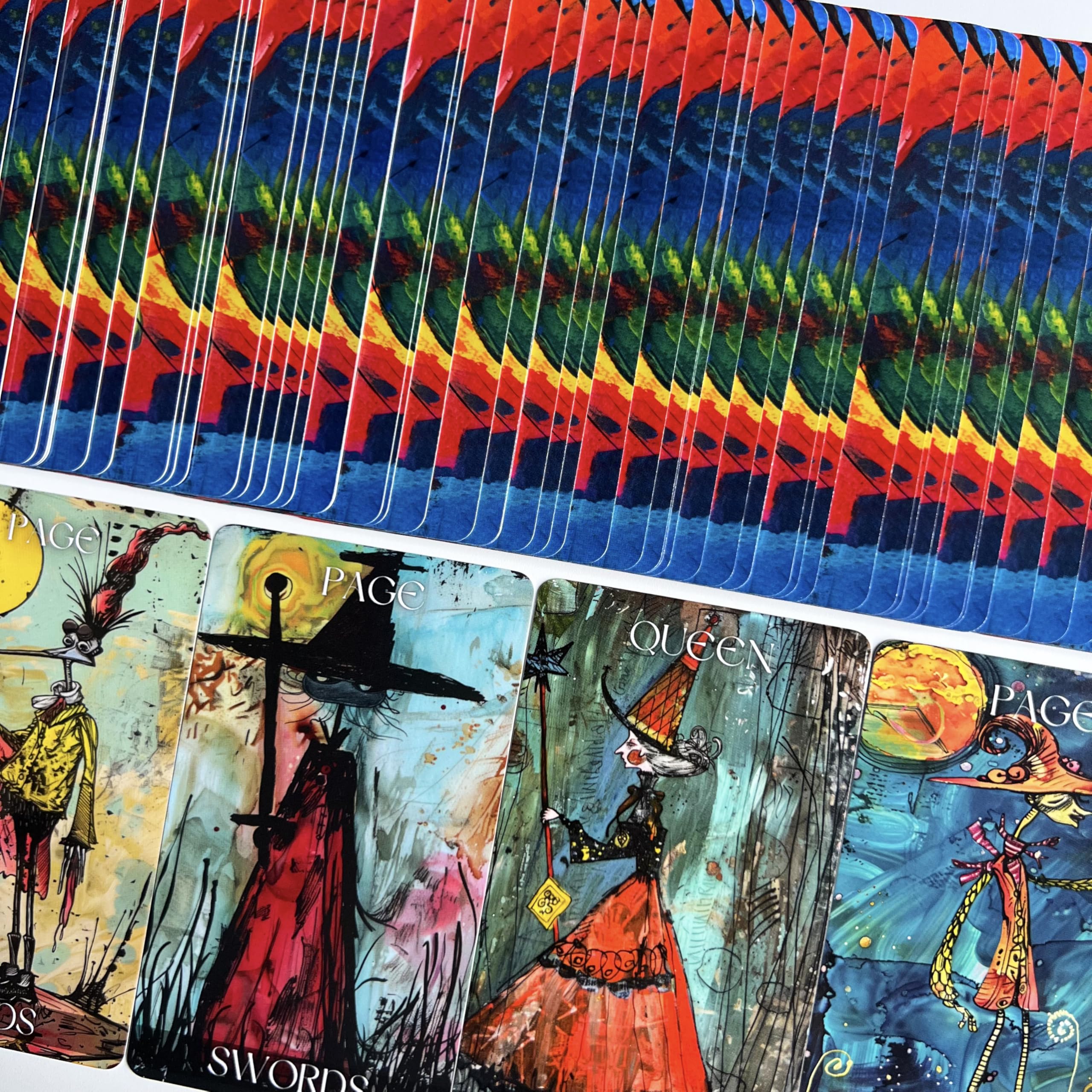 Graffiti Tarot Deck, Unique Tarot Cards for Beginners, Fortune Telling Cards