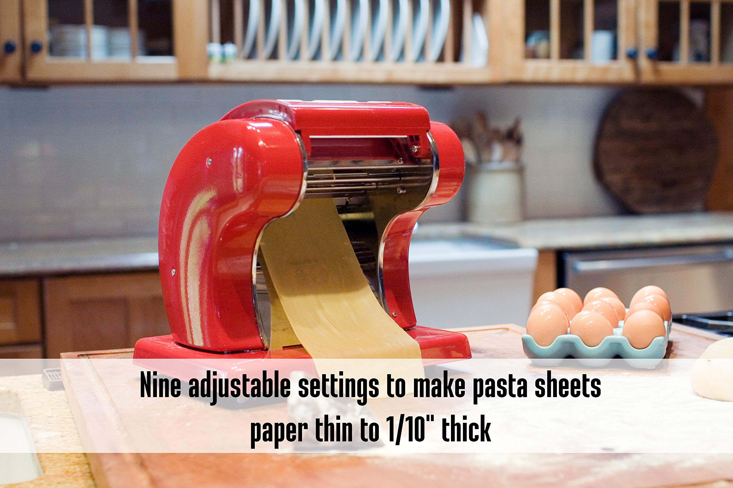 Weston 010601W Electric Pasta Machine, Red Buy Online in UAE