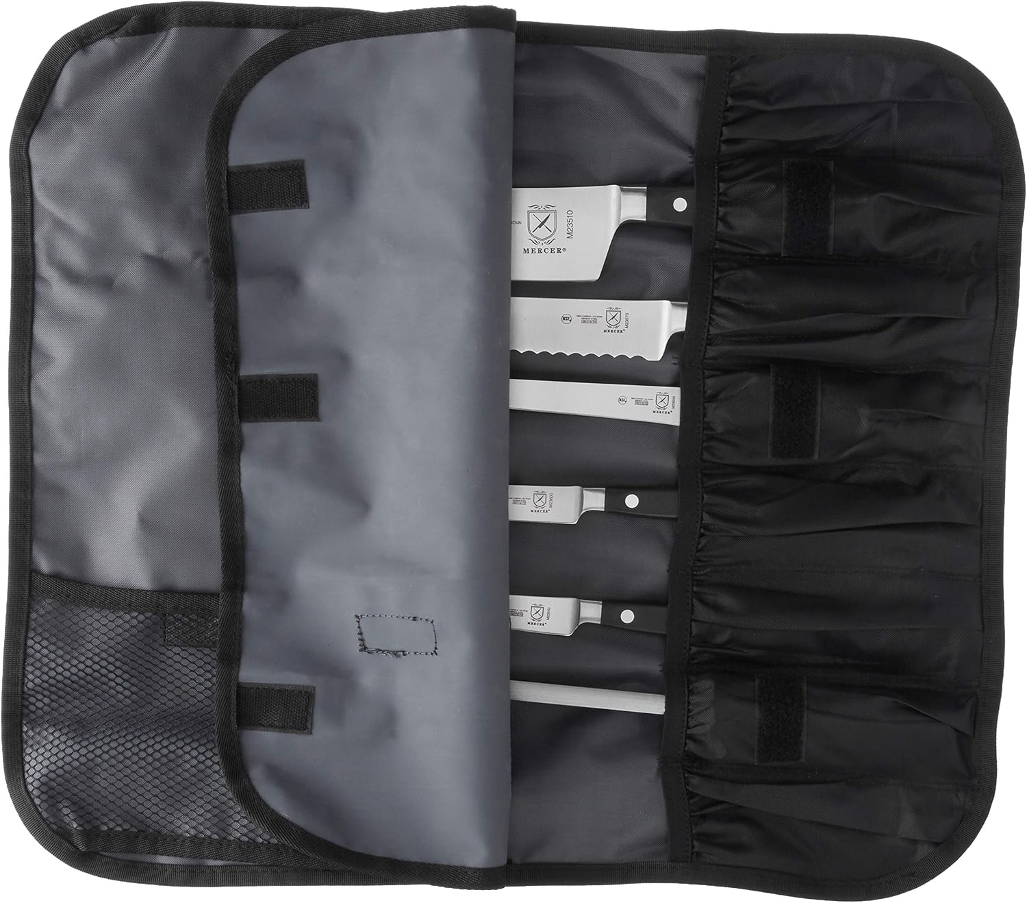 Mercer Culinary M21850 Renaissance Knife Roll Set, 7-Piece, Black, 19 cm - Image 4