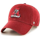 NCAA Alabama Crimson Tide Clean Up Adjustable Hat, One Size, Razor Red