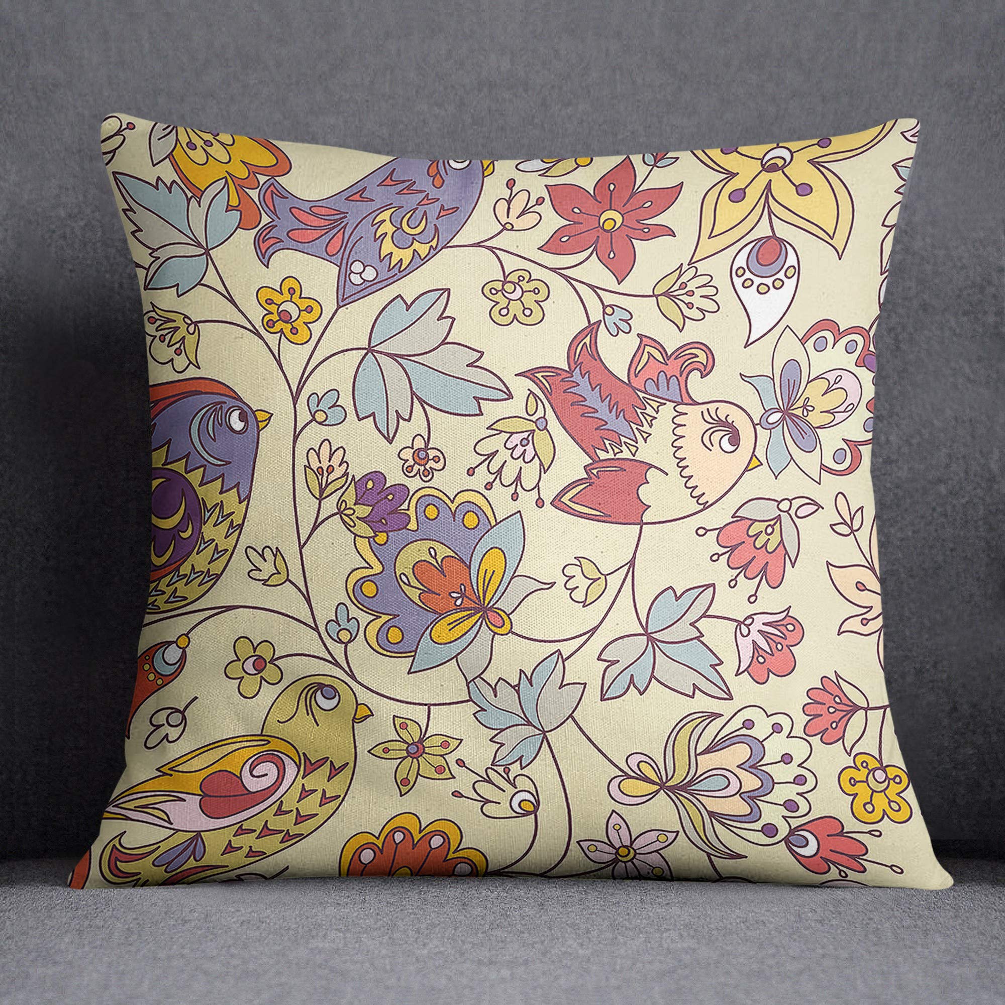 Bonamaison Decorative Cushion Cover, Multi, 45x45