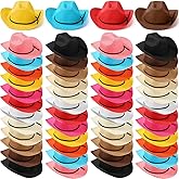 Unittype Adult Cowboy Hat Bulk Western Party Straw Hat Unisex Cowboy Cowgirl Set for Women Men