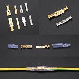 Vwoqiy 150 Pcs Spade Connectors 2.8/3.2/4.8/6.3mm Insulated Kit view 6