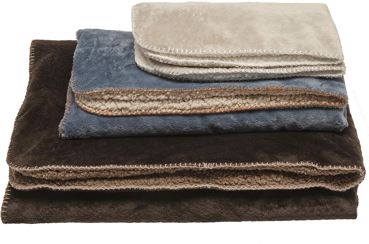 Furhaven Pet Dog Bed Blanket - Snuggly and Warm Faux Lambswool and Terry 100% Waterproof Insulated Thermal Self-Warming Pet Bed Throw Blanket for Dogs and Cats, Espresso, Extra Large : Pet Supplies