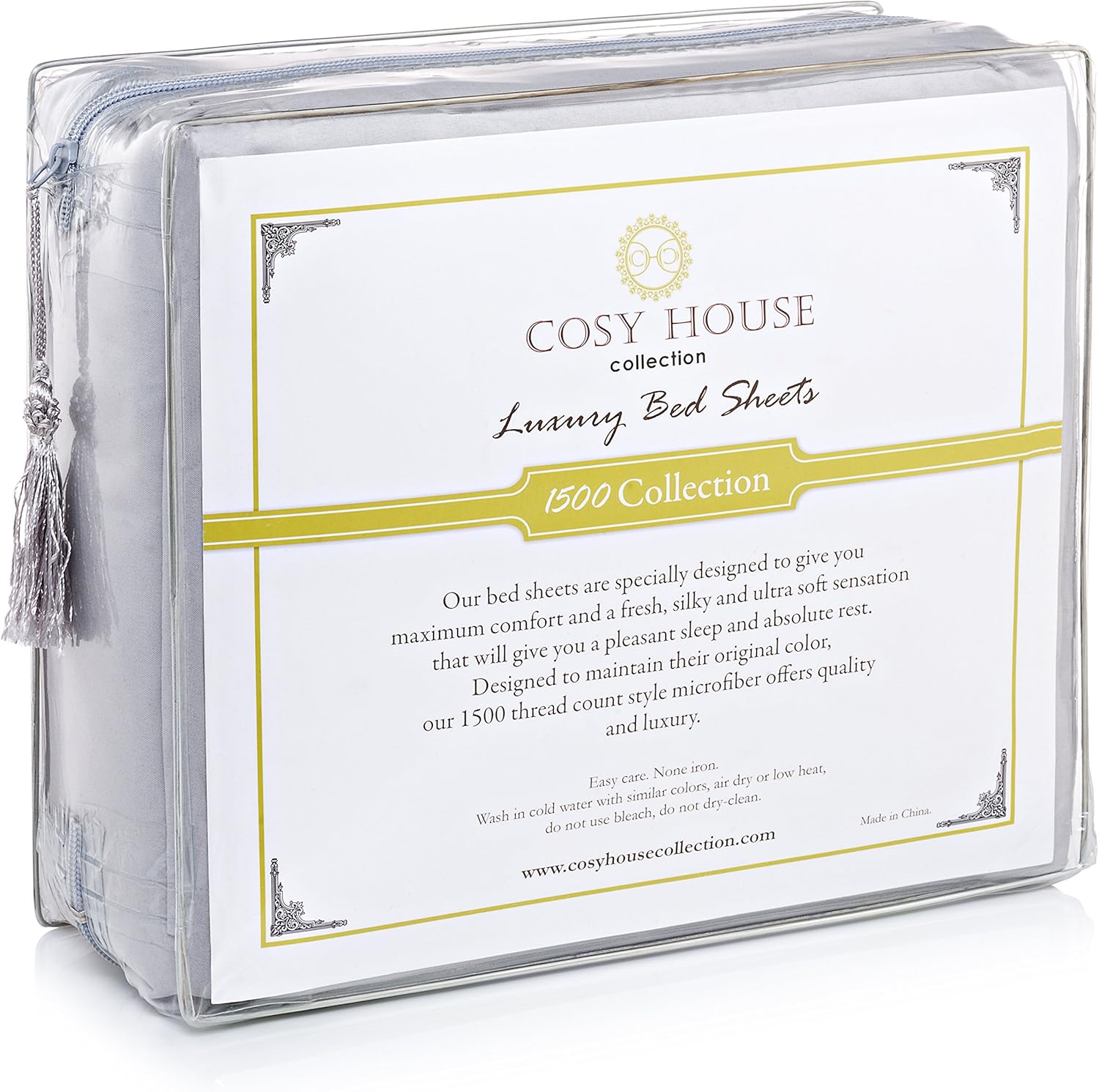 Cosy House Collection Twin Size Sheet Set - Sage Green Sheets - Deep Pocket - Extra Soft - Hypoallergenic - Cool & Breathable - Wrinkle, Stain, Fade Resistant - 3 Piece: Home & Kitchen