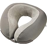 Go Travel Super Supportive & Ergonomic Memory Foam Dreamer Travel Neck Pillow (Grey)
