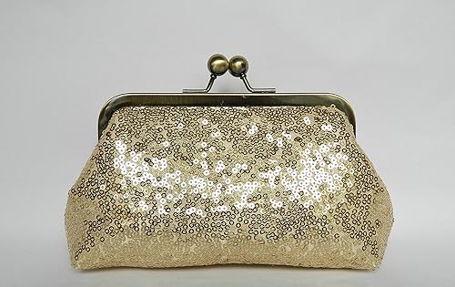 amazon gold clutch bag