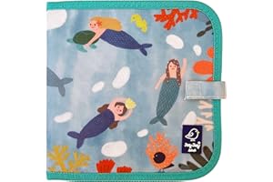 Jaq Jaq Bird Erasable Doodle Pad for Kids,Reusable Mess-Free Coloring and Toddlers Learning Toys-Chalkboard and Drawing Books-Includes 4 ButterSitx Chalks-MER