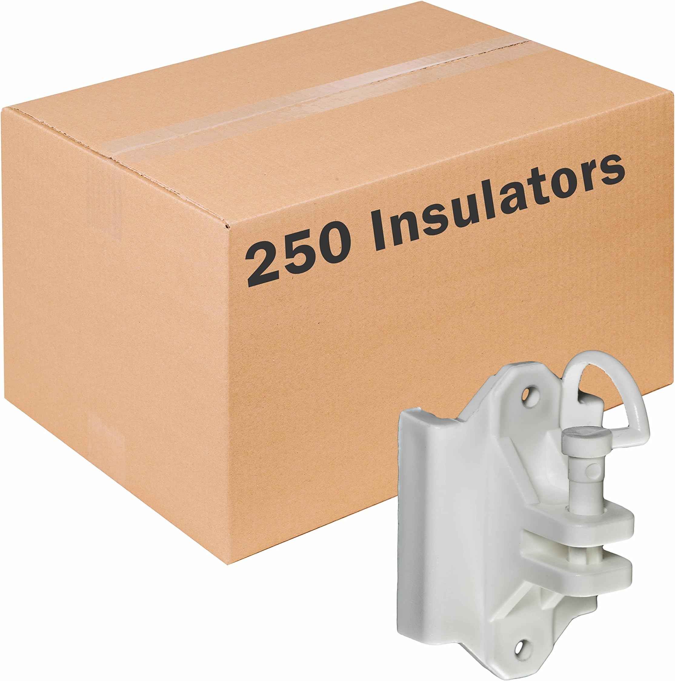 Zareba IWTPLW-Z Wood and T-Post Insulator, 250 Pack