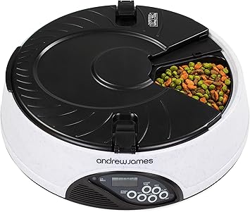Andrew James Automatic Pet Feeder For Cats Dogs Rabbits With