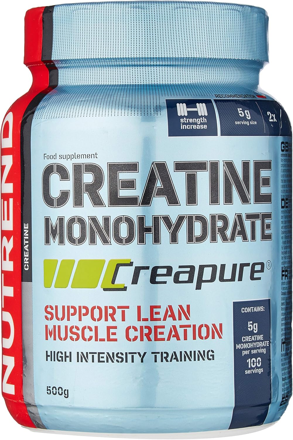 NUTREND Creatine Monohydrate Creapure Sports Supplement P34002
