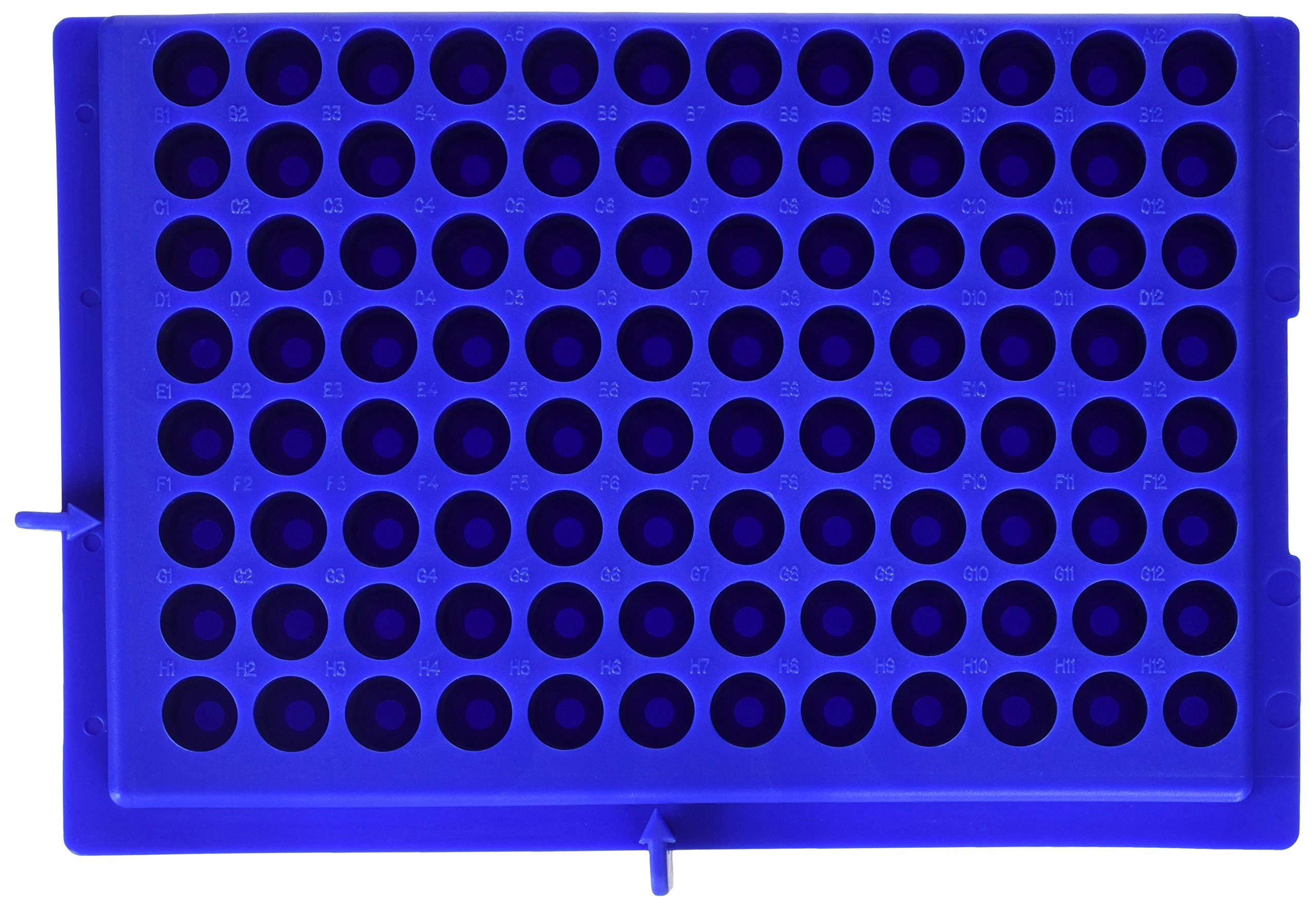 Camlab Plastics RTP/7150-B X-Y Polypropylene Rack, Blue