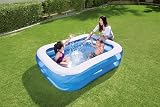 Bestway 12819 Inflatable Pool 211 x 132 x 46 cm 400 L Blue White view 3