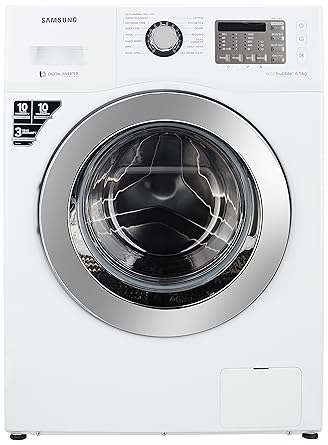 Samsung 6.5 kg Fully-Automatic Front Loading Washing Machine (WF652U2SHWQ, White)