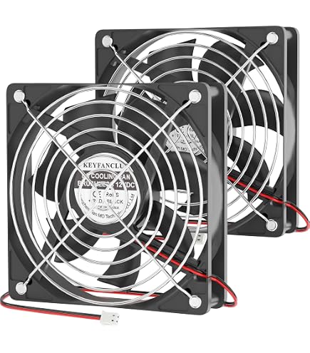 Amazon.com: Xscorpion FAN61 12-Volt 6-Inch Square Rotary Cooling