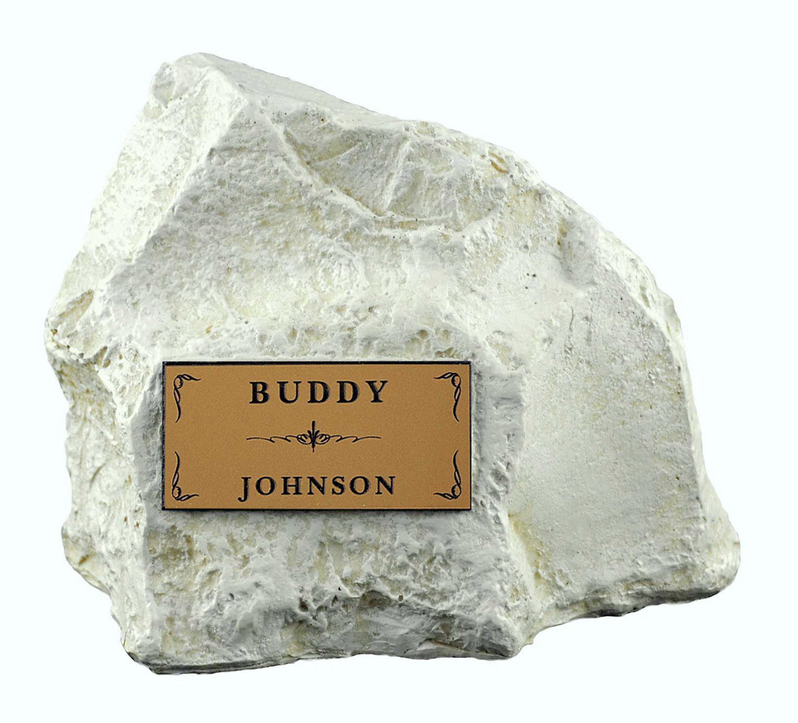 garden rock pet urns