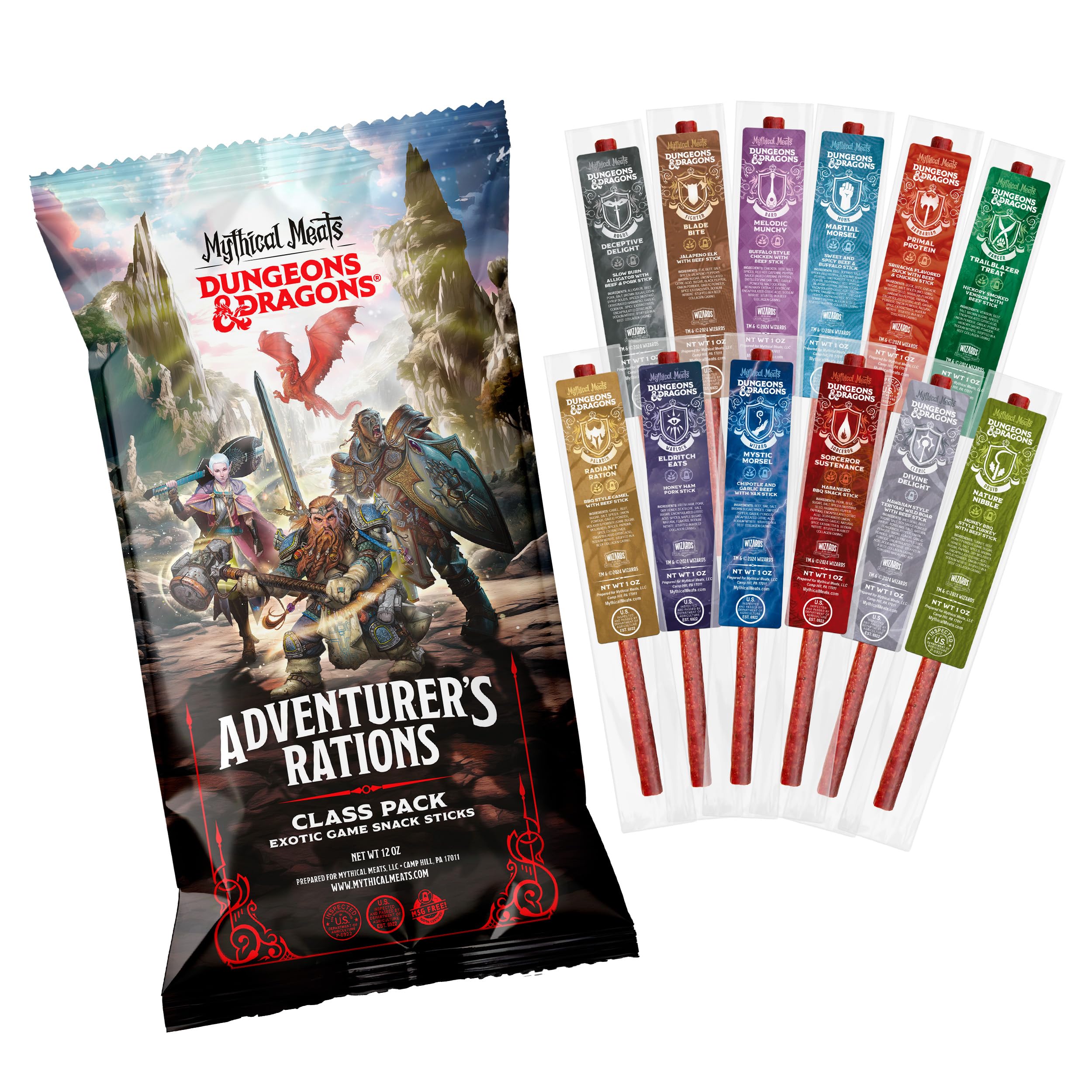 Mythical Meats Dungeons & Dragons Jerky Stick