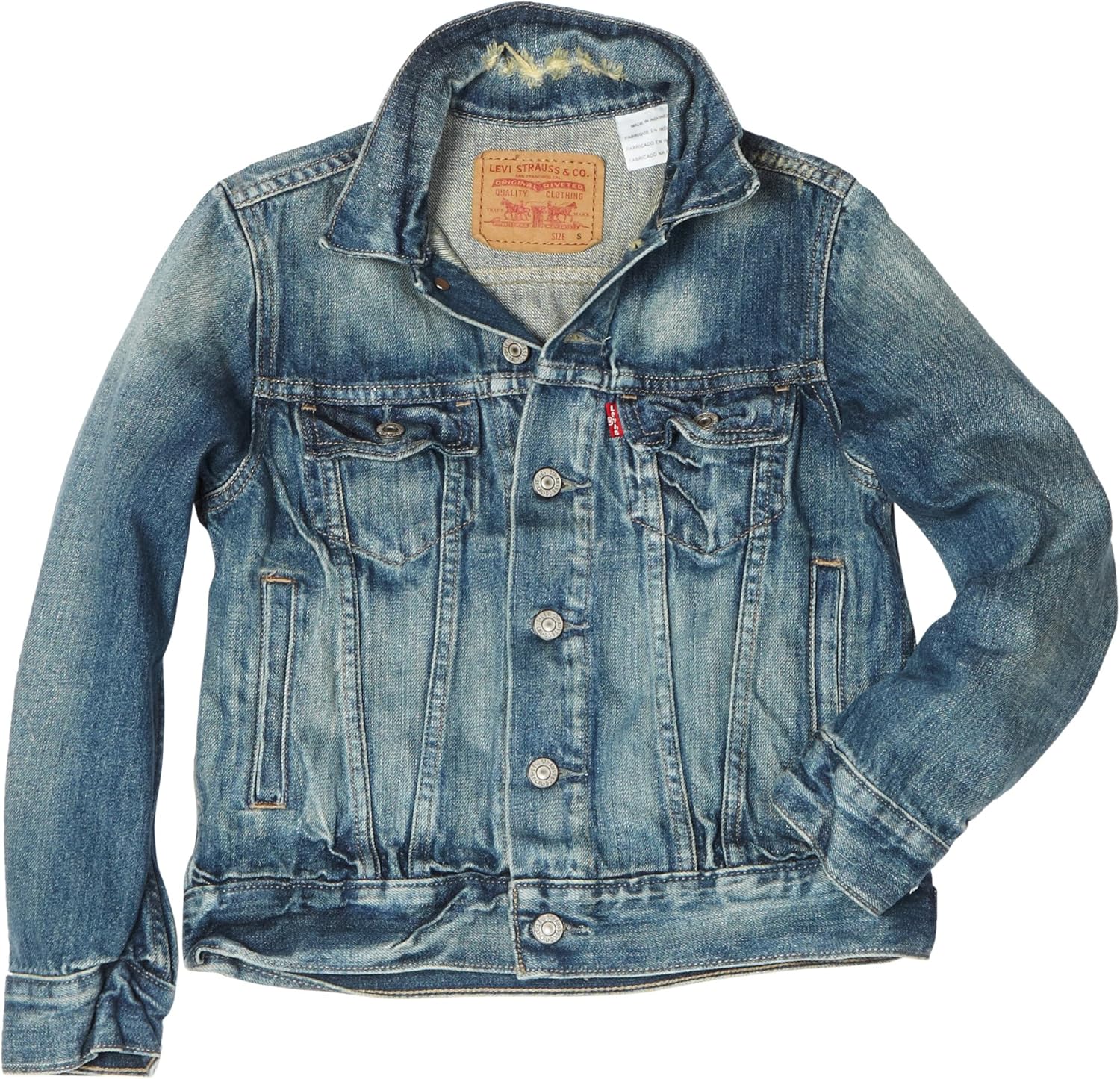 levis clear trucker jacket