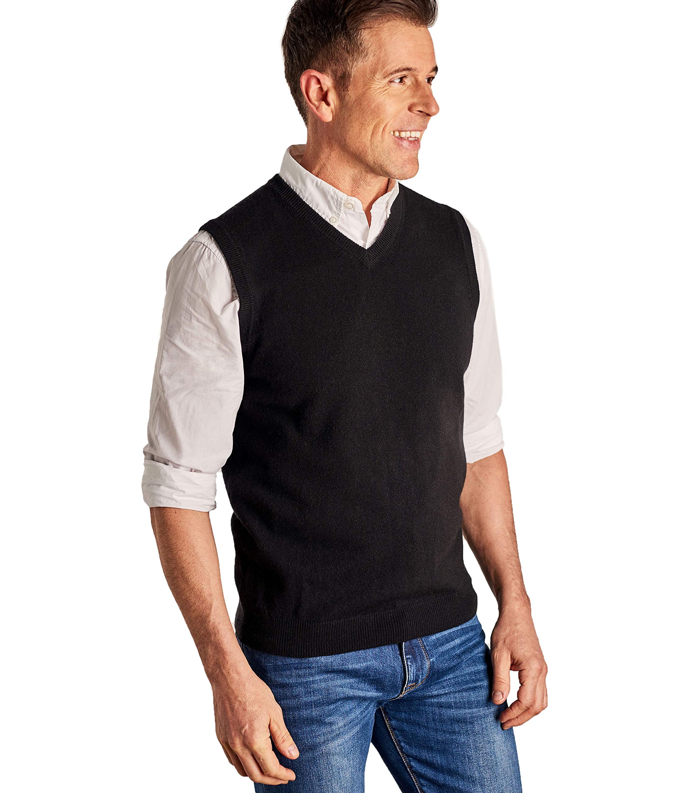 black slipover jumper