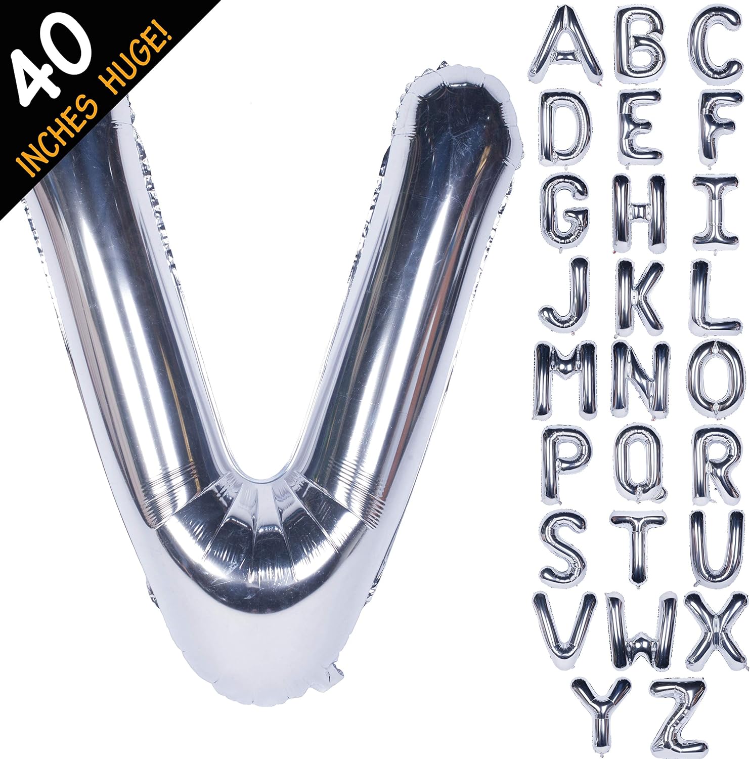 Letter Balloons 40 Inch Giant Jumbo Helium Foil Mylar for