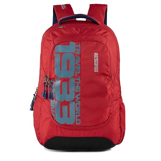 American Tourister Insta Nxt 03 Sporty Red Laptop Backpack