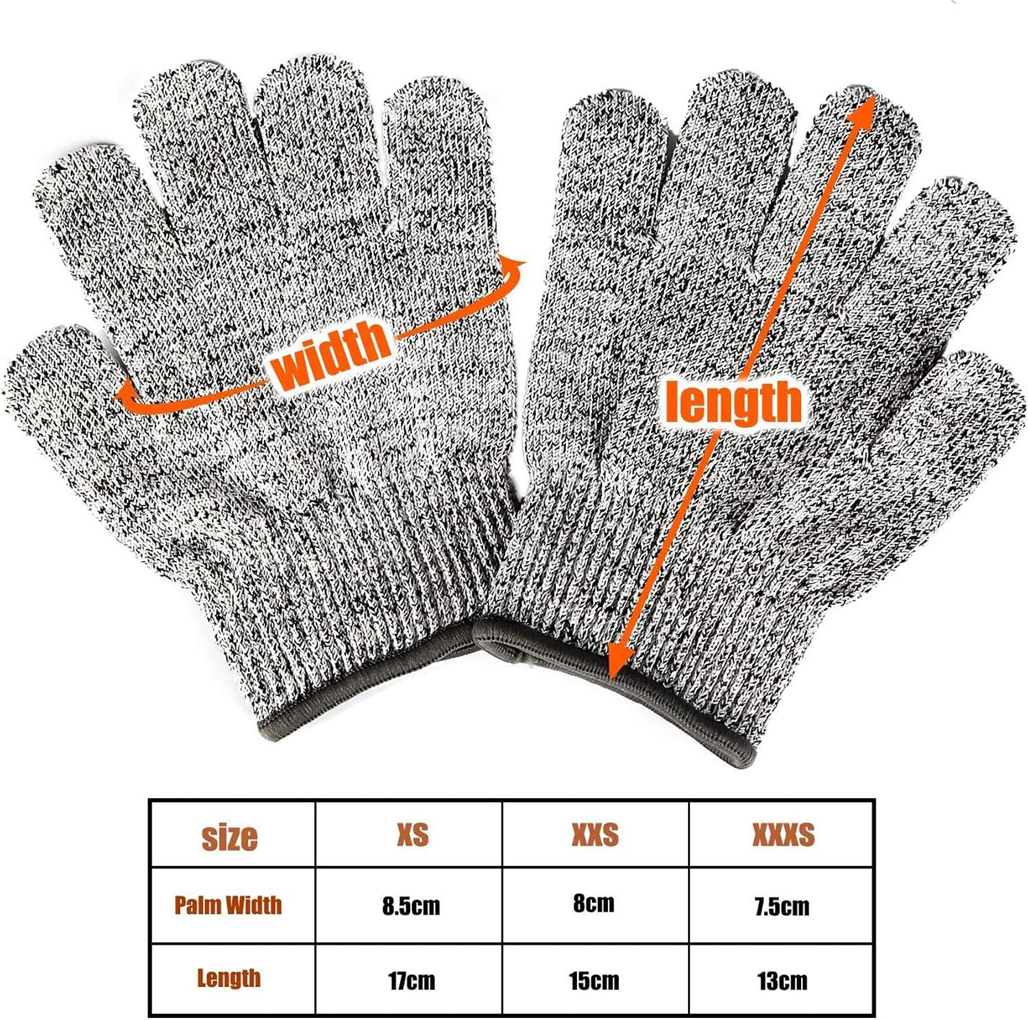 Cut Resistant Kitchen Gloves High Performance Level 5 Protection - Image 4