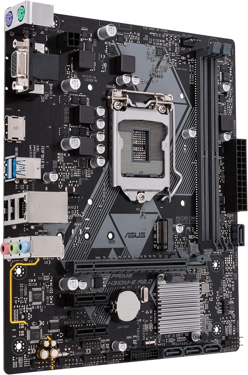 Asus Intel 8th Gen Ddr4 Hdmi Vga Micro Atx Motherboards Prime H310m E R2 0 Computers Accessories Amazon Com Asus Intel 8th Gen Ddr4 Hdmi Vga Micro Atx Motherboards Prime H310m E R2 0 Computers Accessories Amazon Com