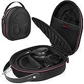 ZUJFPL EVA Hard Shell Case for JBL TUN 670NC/520BT/770NC/720BT and JBL Live 670NC/770NCand Anker Soundcore Life Q20i Wireless Headphones, Premium Travel Protective Headphone Storage Bag - Black