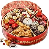 Chinese New Year Chocolate Gift Basket- Snack Food Candy Gift Box for Lunar New Years Men Women Family Corporate –Bonnie and Pop