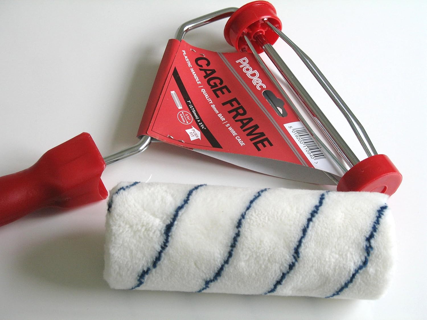 DECORATORS PUSH FIT CAGE PAINT ROLLER FRAME 7" INCH 1.75" (1 3/4) WITH