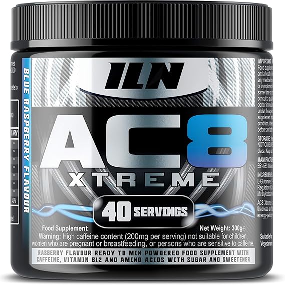 Iron Labs Nutrition, AC8 Xtreme (Blue Raspberry) 300