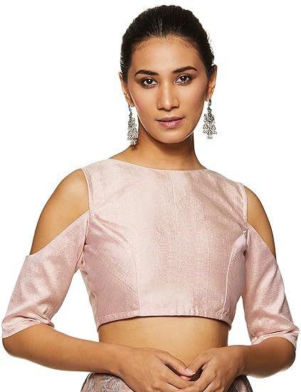 Women's Cotton Silk Readymade Saree Blouse