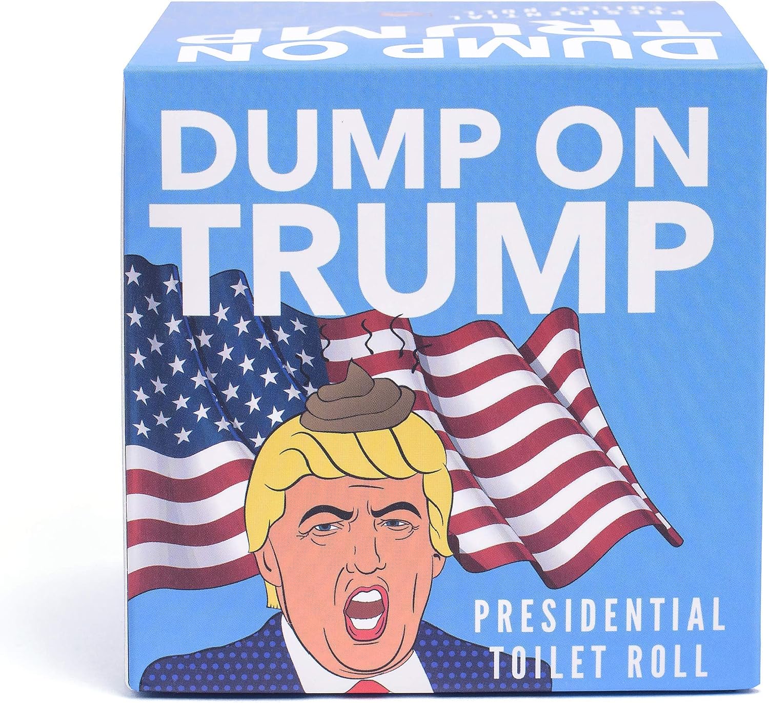 Donald Trump Toilet Paper - Novelty Loo Roll by Dump on Trump, White - Image 4