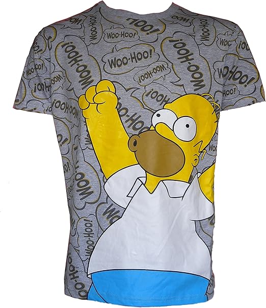 U Wear Mens Simpsons Woohoo Tshirt With 2 Pairs Krusty Clown Socks Amazon De Bekleidung