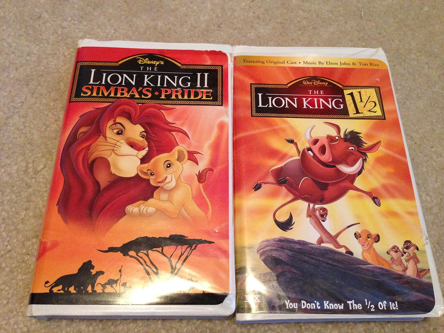 The Lion King 1 1/2 and the Lion King 2 Simbas Pride Bundle