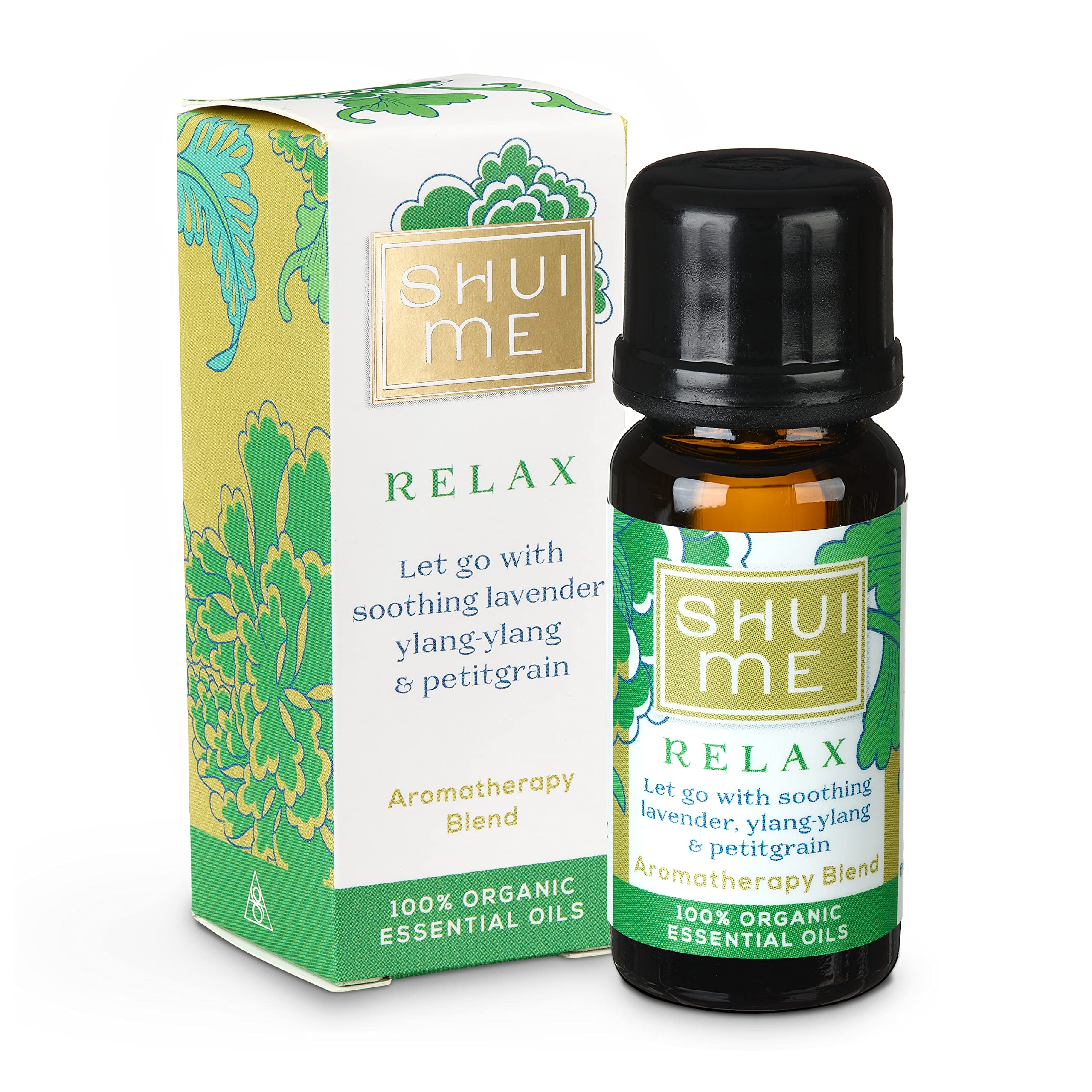 Shui Me Relax 100% Pure Organic Essential Oil Blend 10ml - Lavender, Ylang Ylang & Petitgrain