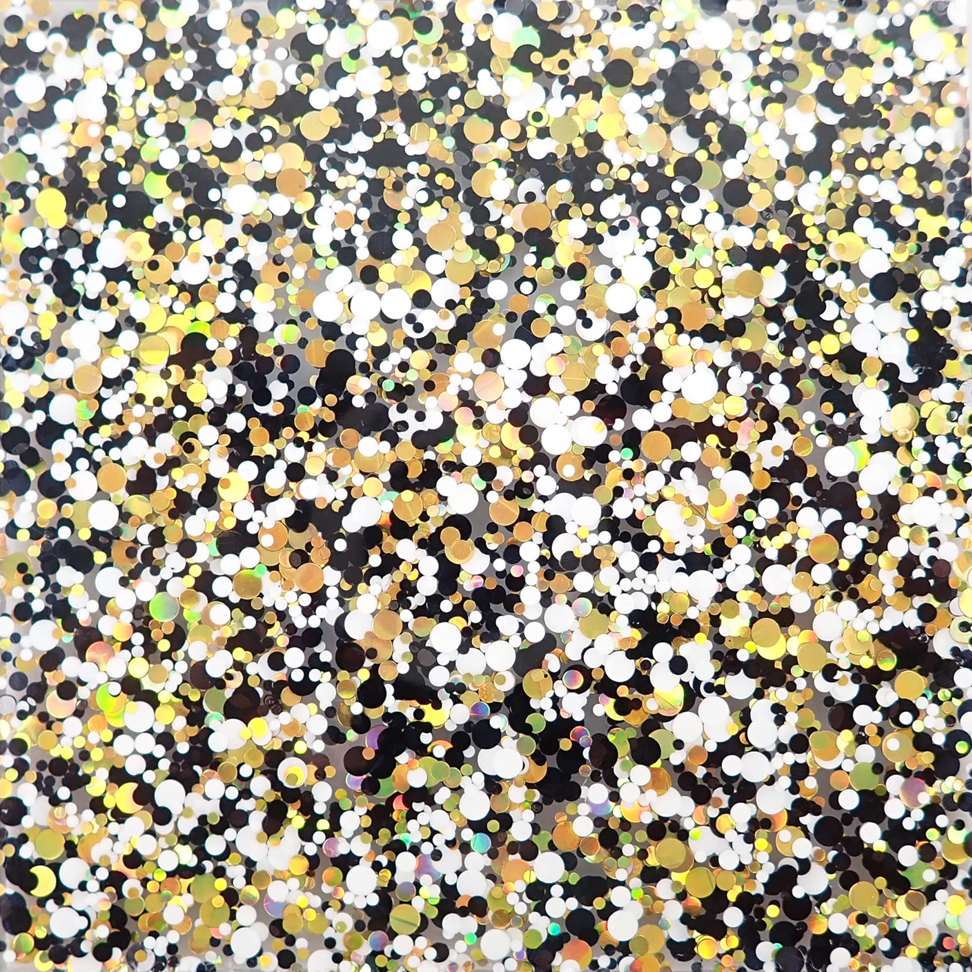 Incudo White Chunky Glitter Acrylic Sheet - 600x500x3mm